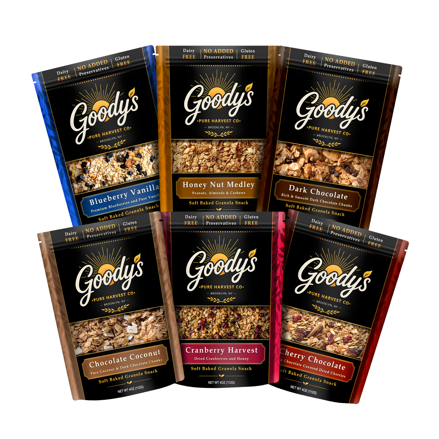 Goody's Variety Pack - 6 x 4oz Bags