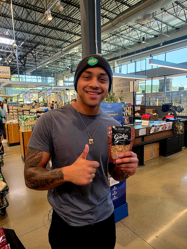 Goodys Granola shopper at Whole Foods