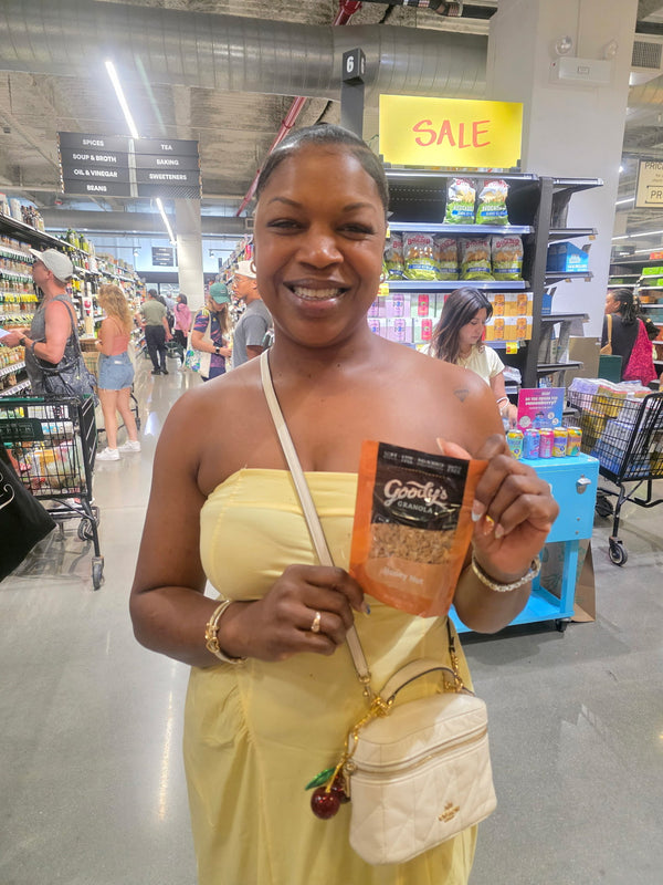 Goodys Granola shopper at Whole Foods